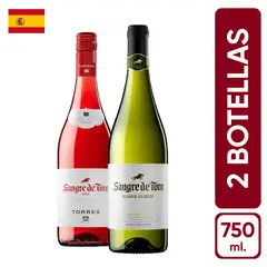 GENERICO - Vino Sangre de Toro pack x2 botellas 750ml