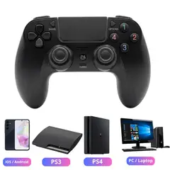 SEISA - Joystick Mando Control para Ps3 Ps4 PC Android Inalámbrico Recargable Vibración Dual