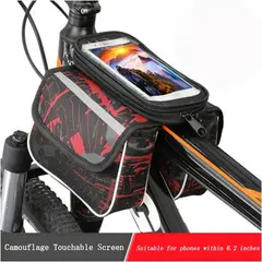 GENERICO - Estuche Para Bicicleta Porta Celular Rojo