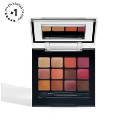 Esika - Paleta de Sombras para Ojos x12 Eye PRO - HEAT BRONZE - ALTA PIGMENTACION
