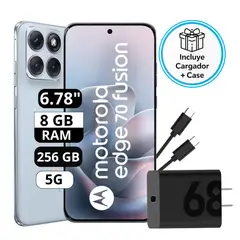 MOTOROLA - Moto Edge 70 Fusion 8RAM 256GB Celeste
