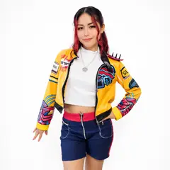 GENERICO - Disfraz Rumi Mujer Guerrera Estilo Coreano Kpop Adulto