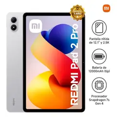 XIAOMI - Tablet Redmi Pad 2 Pro 12.1" 8GB RAM 256GB – Silver