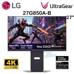 LG - MONITOR GAMER UltraGear 27G850A-B NANO IPS 4K 27 DUAL MODE 240Hz 1Ms