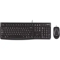 LOGITECH - Teclado MK120 más Mouse óptico Negro