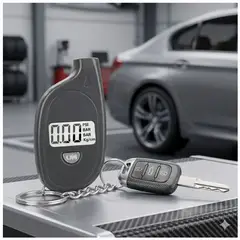 GENERICO - Medidor de Presión Digital Para Llantas 3-150 PSI Tipo Llavero