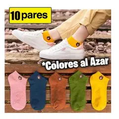 GENERICO - Medias Kawaii niños Osito Multicolor -10 Pares taloneras unisex