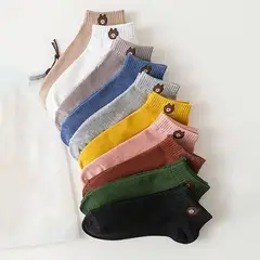 GENERICO - Medias Kawaii niños Osito Multicolor -20 Pares unisex taloneras