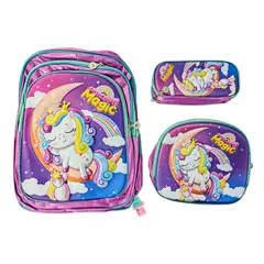 GENERICO - Mochila de Ruedas niñas X3