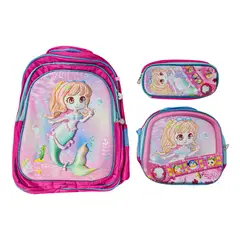 GENERICO - Mochila de Ruedas niñas X3