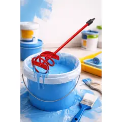 GENERICO - Mezclador Pintura Taladro Acero Resistente Uso Profesional