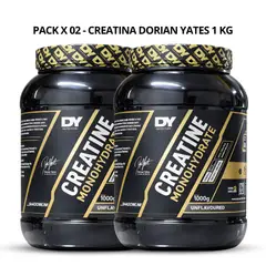 DORIAN YATES - PACK X 02 - Creatina 1 KG - Creatina Monohidratada DY
