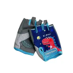 GENERICO - Guantes AZUL Para NIÑOS Moto Bicicleta Scooter talla M