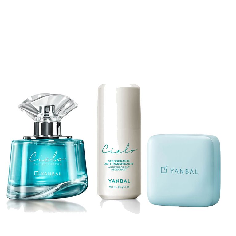 Cielo Perfume De Mujer Con Deo Roll On Y Jabon En Barra