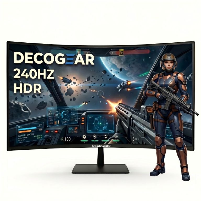 27 Curved 240Hz FHD 169 Gaming Monitor, MPRT, HDMI, DP 1.4