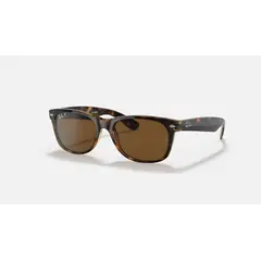 RAY-BAN - Anteojos de Sol Nuevo Wayfarer Classic B-15 Marrón Polarizado - RayBan RB2132 902/57 55-18