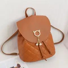GENERICO - Mochila Mini Urbana Acolchada con Detalle Decorativo