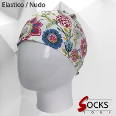 GENERICO - Gorro Medico de uso Clínico, Dental, Enfería o Tecnico - Elastico con nudo - Floreado1