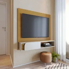 PAZART MUEBLES - CENTRO DE ENTRETENIMIENTO PANEL OSAKA DELUXE 1.6 NATURALE