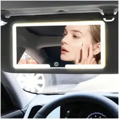OEM - Espejo Para Viseras De Auto Con Luces Led
