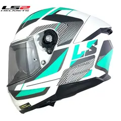 LS2 - CASCO FF808 CYAN MATE CERTICACIÓN ECE-R2206®