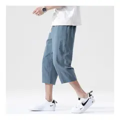 42AROZINA - Pantalones noveno informales finos de verano para hombre