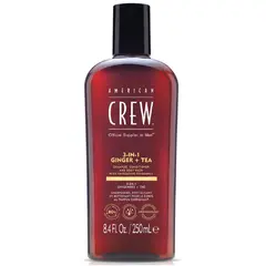 AMERICAN CREW - 3-in-1 Ginger + Tea Shampoo, Conditioner and Body Wash 1000ml