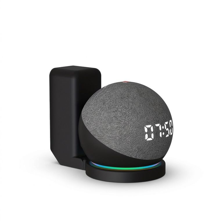 Soporte De Pared Para Alexa Portátil Negro