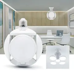 OEM - Lámpara de Techo LED Plegable y Ajustable 360 Grados - Foco UFO Multiuso Blanco