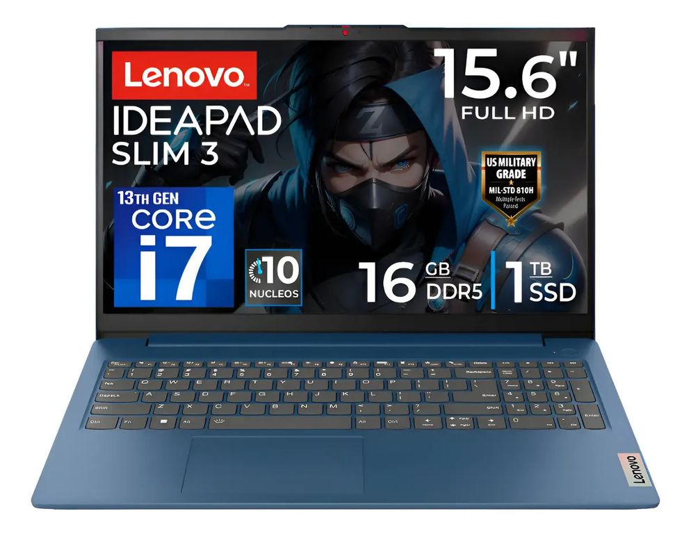 Laptop IdeaPad Slim 3 Core i7-13620H intel UHD Graphics 16gb Ram 1tb ssd 15.3″ WUXGA