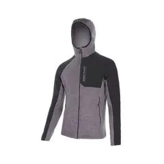 TRANGOWORLD - CASACA POLAR MICRO ANTRACITA HOMBRE BRIGHTON -