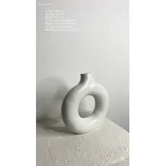 GENERICO - Jarrón decorativo minimalista, para centro de mesa ideal para flores y decoración moderna