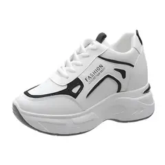 GENERICO - Zapatillas Urbanas Mujer PU con Taco Oculto