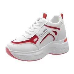 GENERICO - Zapatillas Urbanas Mujer PU con Taco Oculto