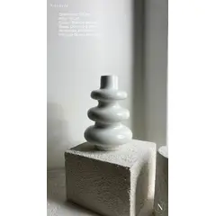 GENERICO - Jarrón decorativo moderno, jarrón para centro de mesa ideal para flores