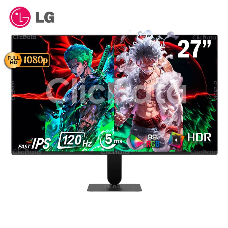 MONITOR GAMING 27U411A-B FHD IPS 120HZ/ HDMI 27
