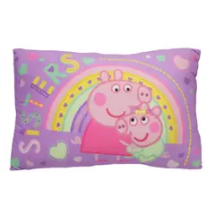 PEPPA PIG - Cojin Almohada Evie Arcoiris Rectangular 35x26 cm