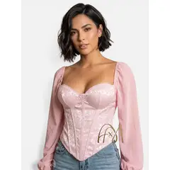 GENERICO - CORSET PRINCESA CON MANGAS