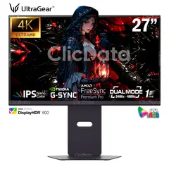 LG - MONITOR GAMER UltraGear 27G850A-B NANO IPS 4K 27 DUAL MODE 240Hz 1Ms