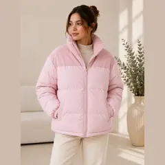 GENERICO - Casaca Puffer Mujer Urban Soft Corduroy Premium