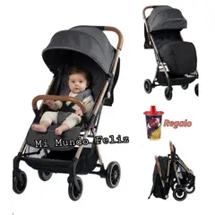 EBABY - Coche para Bebe Male con Tapapies Negro