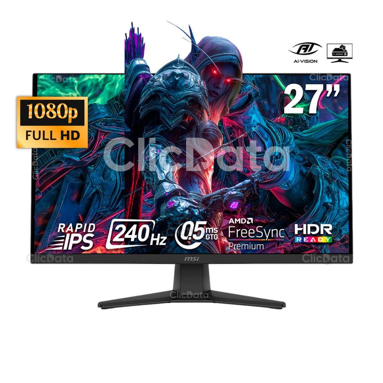 MONITOR MAG 272F X24, 27 RAPID IPS, FHD, 240Hz, 0.5ms, FreeSync