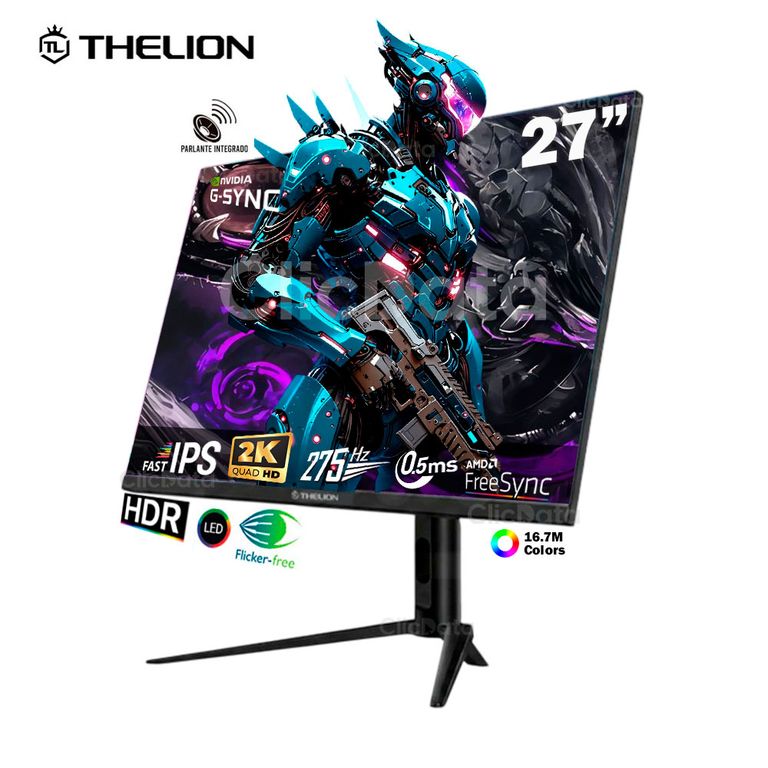 MONITOR GAMING THELION IPG27FQI, 27 IPS, 2K QHD, 275Hz, 0.5ms MPRT, FreeSync, G-Sync