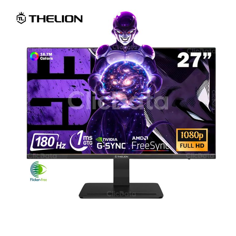 MONITOR THELION MG27EFI, 27 IPS, FHD, 180Hz, 1ms MPRT, Compatible FreeSync, G-Sync
