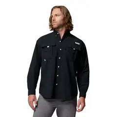 COLUMBIA - Camisa Hombre Pfg Bahama II Negra