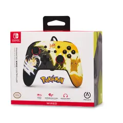 POKEMON - Mando Para Nintendo PowerA Pikachu vs Meowth