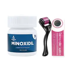 GENERICO - Minoxidil 5 Formula Magistral 30 caps + Dermaroller M