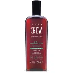 AMERICAN CREW - 3-in-1 Chamomile+Pine Shampoo, Conditioner and Body Wash 250ml