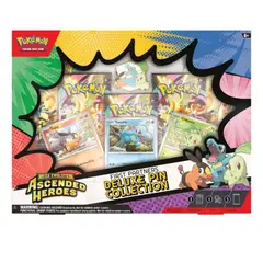 POKEMON - TCG Ascended Heroes First Partners Deluxe Pin Collection Español