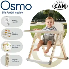 BABY CAM - Silla Portatil Plegable «OSMO» Edición Limitada Beige